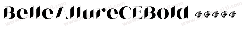 BelleAllureCEBold字体转换