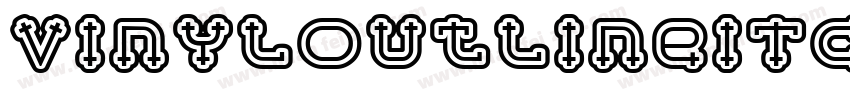 VinylOutlineITC字体转换