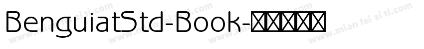 BenguiatStd-Book字体转换