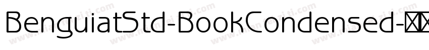 BenguiatStd-BookCondensed字体转换