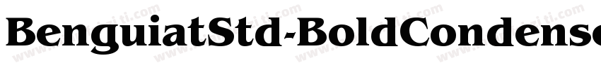 BenguiatStd-BoldCondensed字体转换