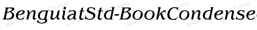 BenguiatStd-BookCondensed字体转换