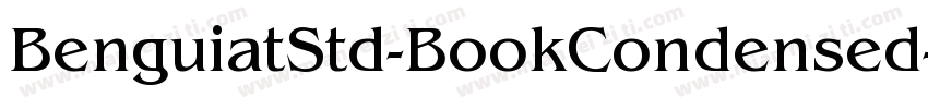 BenguiatStd-BookCondensed字体转换