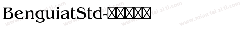 BenguiatStd字体转换