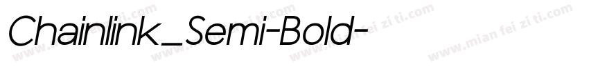 Chainlink_Semi-Bold字体转换