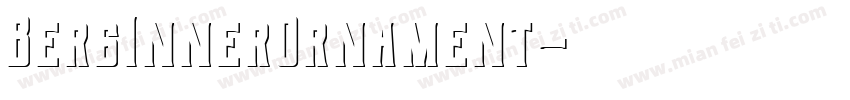 BergInnerOrnament字体转换