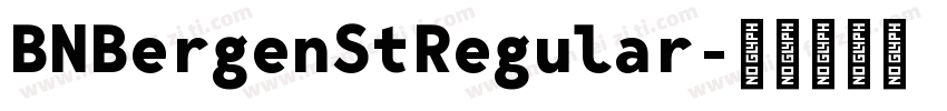 BNBergenStRegular字体转换