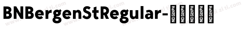 BNBergenStRegular字体转换