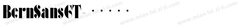BernSansCT字体转换