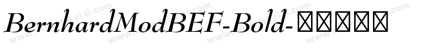 BernhardModBEF-Bold字体转换