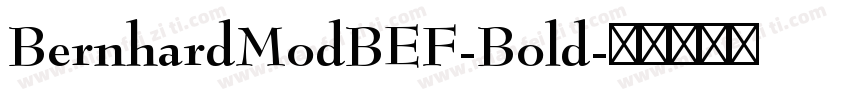 BernhardModBEF-Bold字体转换