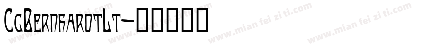 CgBernhardtLt字体转换
