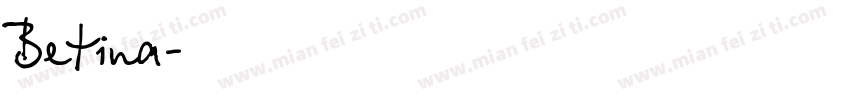 Betina字体转换