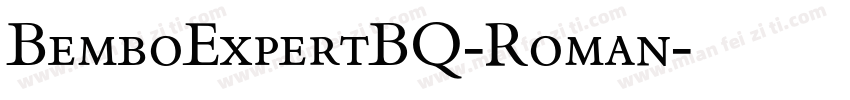 BemboExpertBQ-Roman字体转换