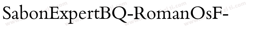 SabonExpertBQ-RomanOsF字体转换