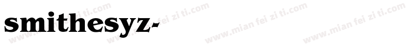smithesyz字体转换