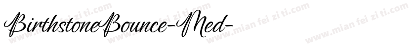 BirthstoneBounce-Med字体转换