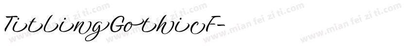TitlingGothicF字体转换