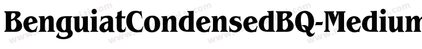 BenguiatCondensedBQ-MediumItalic字体转换