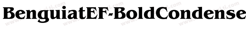 BenguiatEF-BoldCondensed字体转换