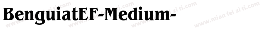 BenguiatEF-Medium字体转换