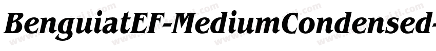 BenguiatEF-MediumCondensed字体转换