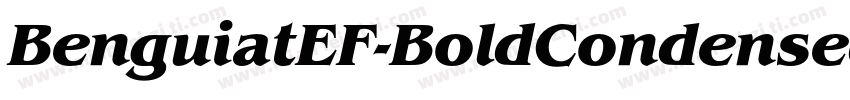 BenguiatEF-BoldCondensed字体转换