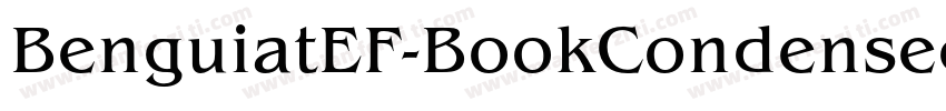 BenguiatEF-BookCondensed字体转换