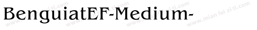 BenguiatEF-Medium字体转换