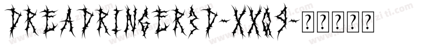 DreadRinger3D-Xxq9字体转换