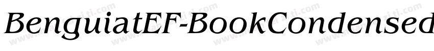 BenguiatEF-BookCondensed字体转换