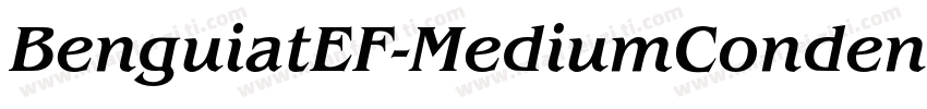 BenguiatEF-MediumCondensed字体转换