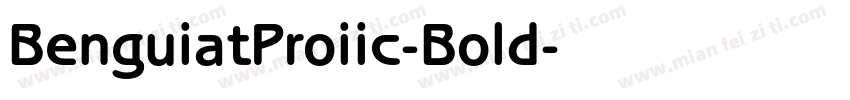 BenguiatProiic-Bold字体转换