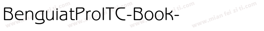 BenguiatProITC-Book字体转换