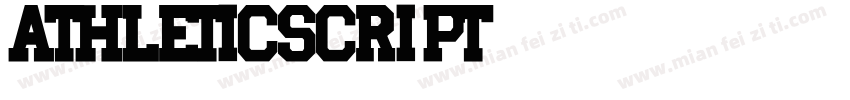 AthleticScript字体转换