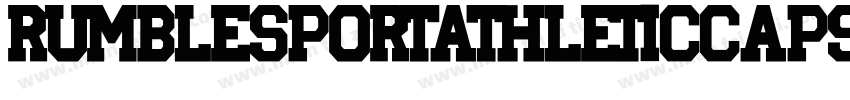 RumblesportAthleticCaps-Bold字体转换