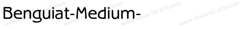 Benguiat-Medium字体转换