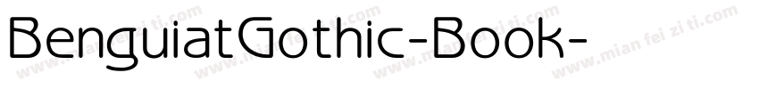 BenguiatGothic-Book字体转换