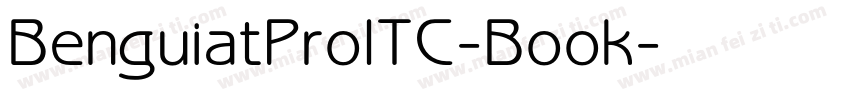BenguiatProITC-Book字体转换
