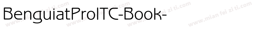 BenguiatProITC-Book字体转换