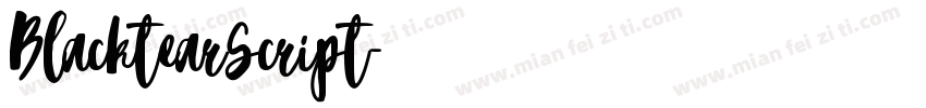 BlacktearScript字体转换