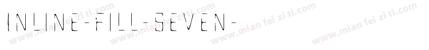 Inline-Fill-Seven字体转换