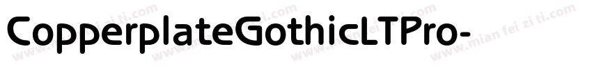 CopperplateGothicLTPro字体转换