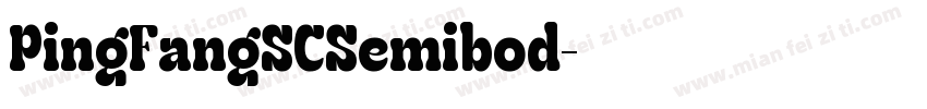 PingFangSCSemibod字体转换