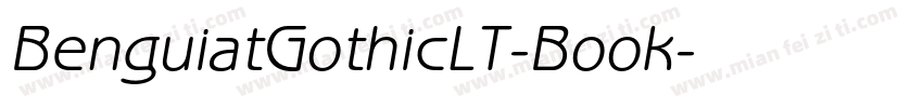 BenguiatGothicLT-Book字体转换