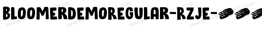 BloomerDemoRegular-RZJe字体转换