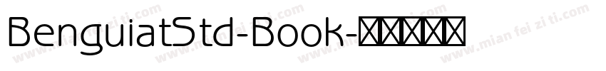 BenguiatStd-Book字体转换