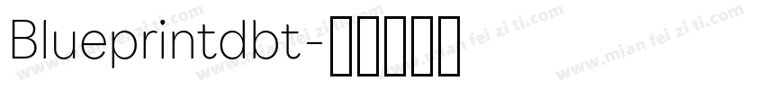 Blueprintdbt字体转换