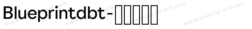 Blueprintdbt字体转换
