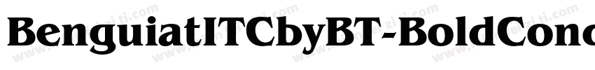 BenguiatITCbyBT-BoldCondensed字体转换